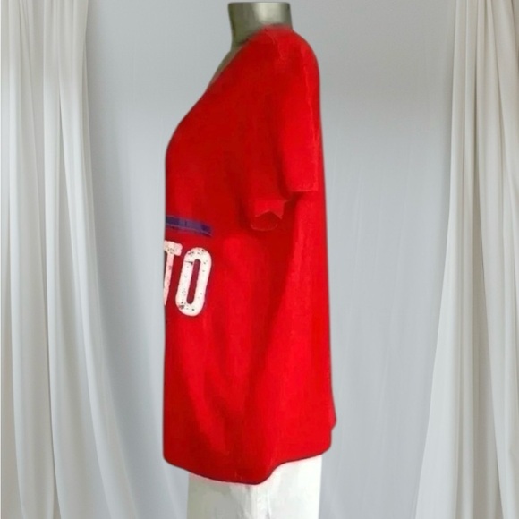 💟Toronto Blue Jays Red Canada Day Tshirt - Picture 5 of 16